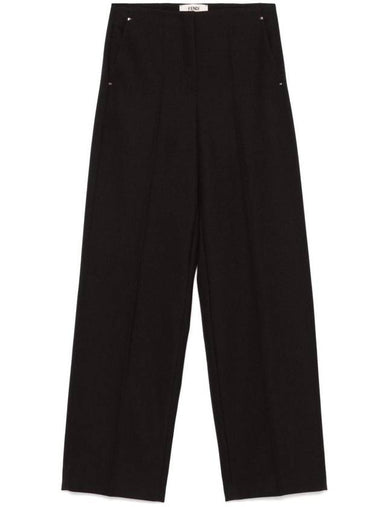 Fendi Trousers Purple - FENDI - BALAAN 1