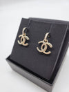 CC logo drop earrings gold - CHANEL - BALAAN 4