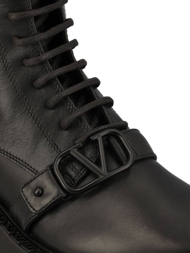 Valentino Garavani Boots Black - VALENTINO - BALAAN 4