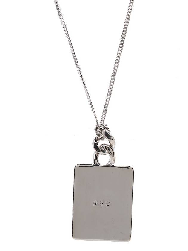 Logo Necklace Silver - A.P.C. - BALAAN 4