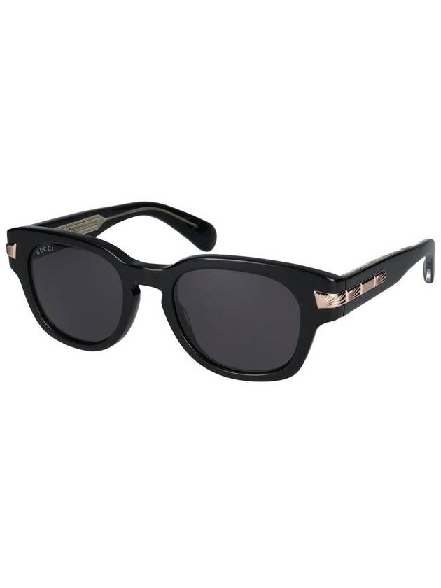 Eyewear Rectangular Frame Sunglasses AA672350OM - GUCCI - BALAAN 3