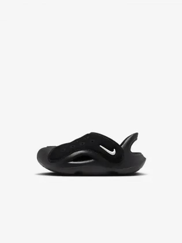 Aqua Swoosh Baby Sandals Black Anthracite White FN0875 002 699468 - NIKE - BALAAN 1