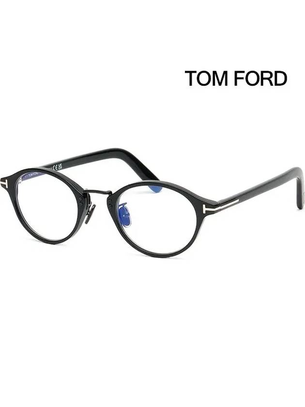 Eyewear Round Eyeglasses Black - TOM FORD - BALAAN 2