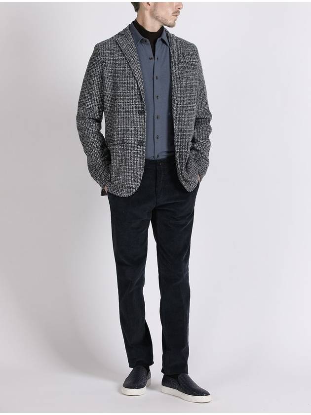 Made In Italy Blue Check Jacket F ICJK50 - PANICALE - BALAAN 3