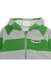 Kids brushed hood zip up 2372014375 GREEN - MINI RODINI - BALAAN 4