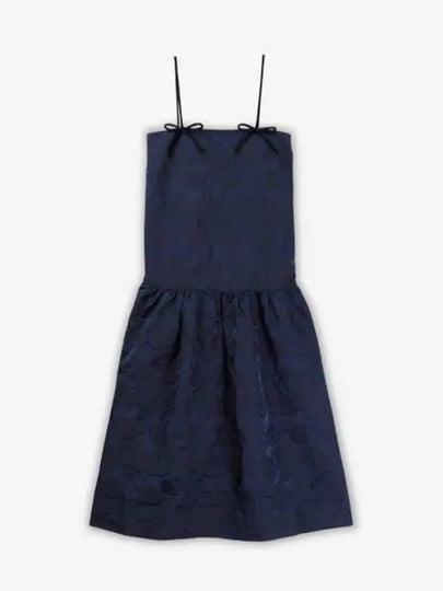 midi dress F9705268 BLUE - GANNI - BALAAN 2