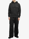 Bold Fox Head Patch Comfort Hoodie Black - MAISON KITSUNE - BALAAN 5