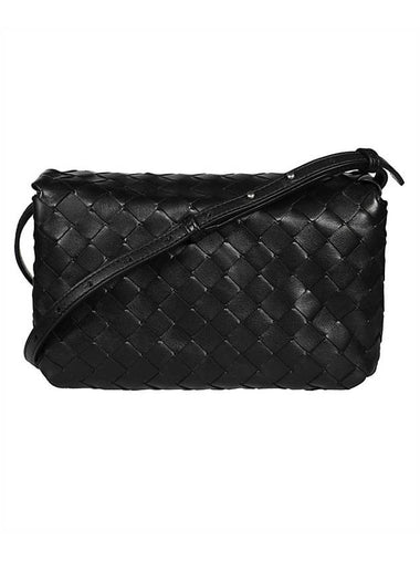 Intrecciato Cross Bag Black - BOTTEGA VENETA - BALAAN 1