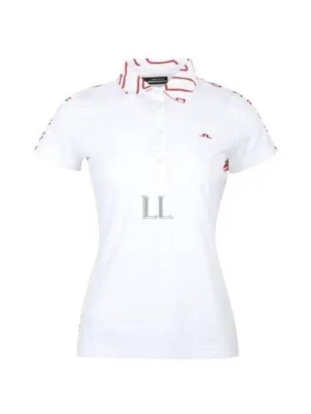 Women's Cara Polo Short Sleeve T-Shirt White - J.LINDEBERG - BALAAN 2