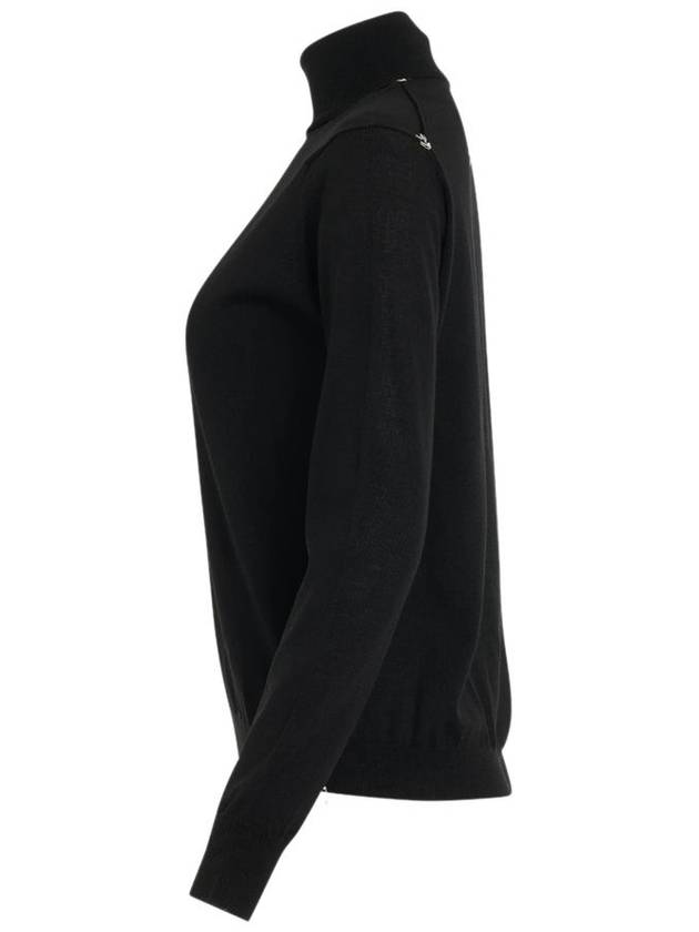 Women's Work In Progress Turtleneck Black - MAISON MARGIELA - BALAAN 4