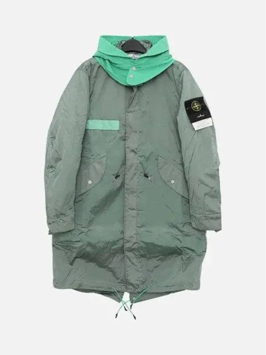 Nylon Metal Econyl Regenerated Nylon Primaloft Parka Light Green - STONE ISLAND - BALAAN 2