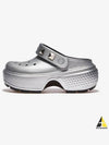 Stomp Metallic Clog SILVER - CROCS - BALAAN 1