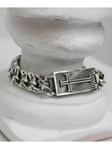 Silent Cross II Chain Bracelet Silver - BLESSED BULLET - BALAAN 1