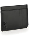 Monogram Card Wallet Black - SAINT LAURENT - BALAAN 5