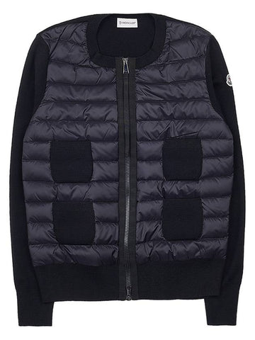 Padding Mix Cardigan 9B51000 A9018 999 - MONCLER - BALAAN 1