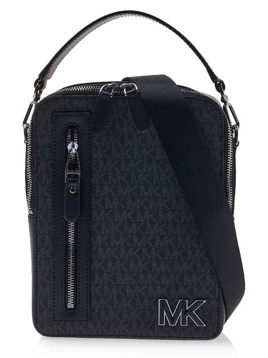 Hudson Monogram Print Cross Bag Black - MICHAEL KORS - BALAAN 2