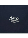 Boxy Rue Madame Short Sleeve T-Shirt Navy - A.P.C. - BALAAN 4