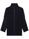 Pleated Full Zipper Cardigan Navy - ISSEY MIYAKE - BALAAN 3