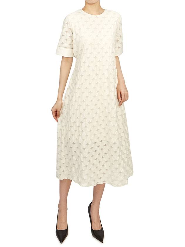 Priamo Short Sleeve Long Dress Ivory - MAX MARA - BALAAN 5