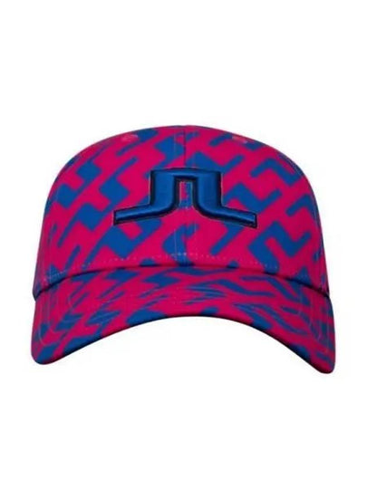 Women's Anga Printed Ball Cap Red - J.LINDEBERG - BALAAN 2