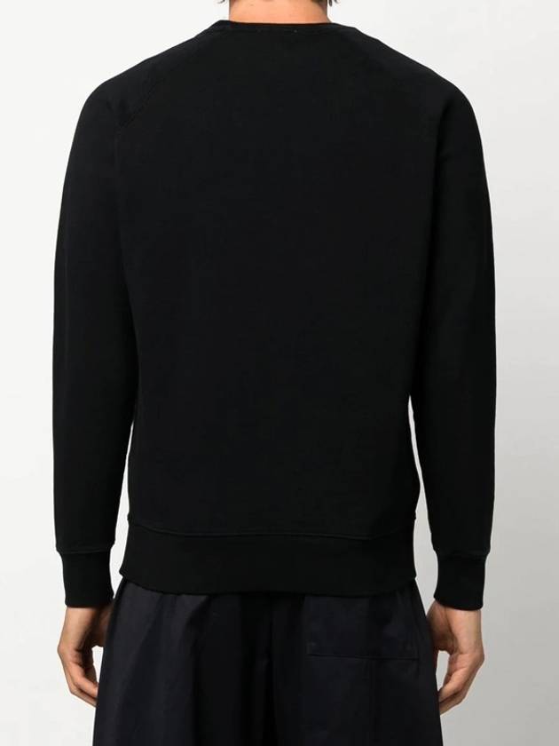 Monochrome Fox Head Patch Classic Sweatshirt Black - MAISON KITSUNE - BALAAN 6