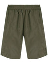 Heart Logo Patch Shorts Khaki - AMI - BALAAN 2