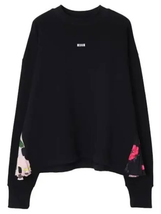 Logo embroidered cotton sweatshirt women s - MSGM - BALAAN 1