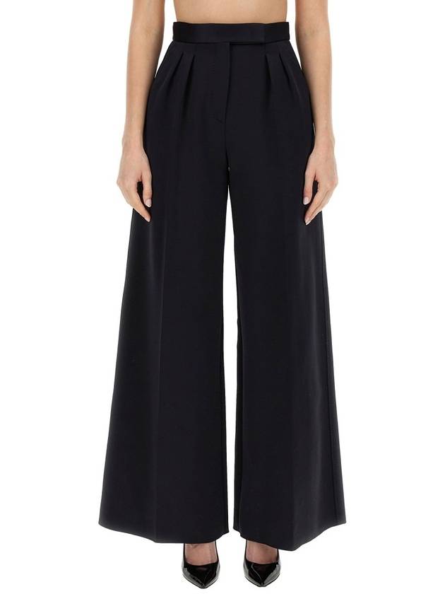 Zinnia Wide Pants Black - MAX MARA - BALAAN 9