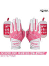 Golf Genuine GC GCR13001 Two-Handed Synthetic Capsule Golf Gloves White & Pink - HONMA - BALAAN 2