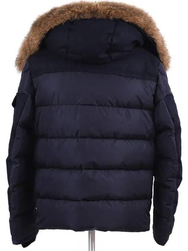 Logo Patch Fur Down Quilted Padding Jumper ALPHAND 4187325 - MONCLER - BALAAN 7