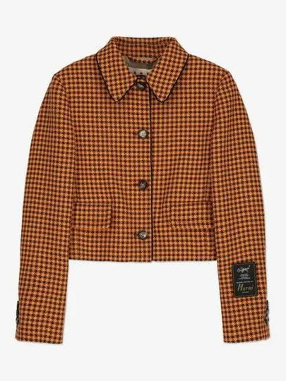 Check Jacket Orange - MARNI - BALAAN 2