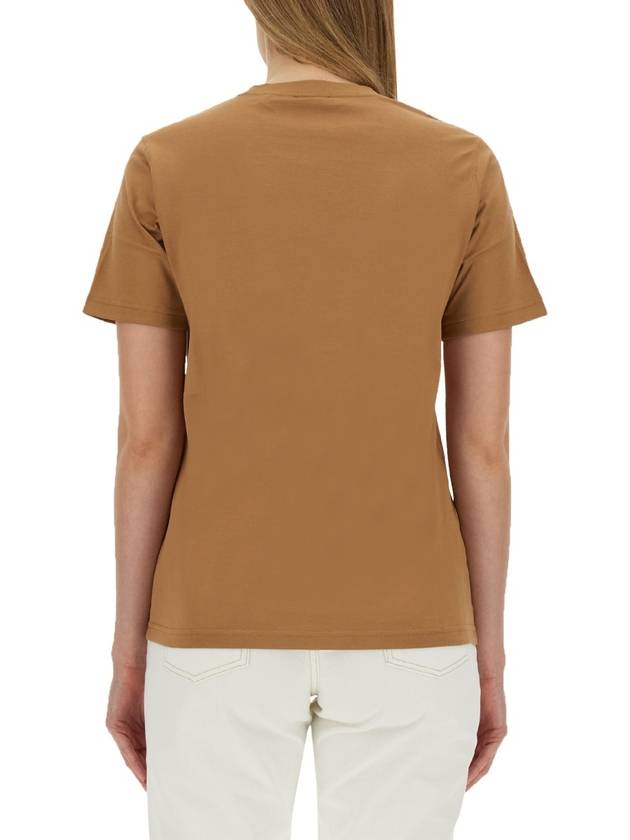 Logo Print T-Shirt Brown - BURBERRY - BALAAN 6