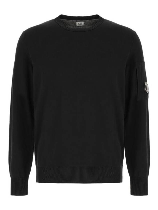 Crew Neck Sweatshirt Black - CP COMPANY - BALAAN 2