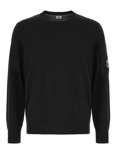 Crew Neck Sweatshirt Black - CP COMPANY - BALAAN 2