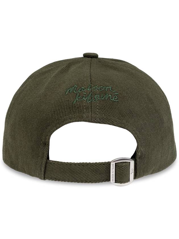 Maison Kitsuné Cap, Men's, Green - MAISON KITSUNE - BALAAN 3