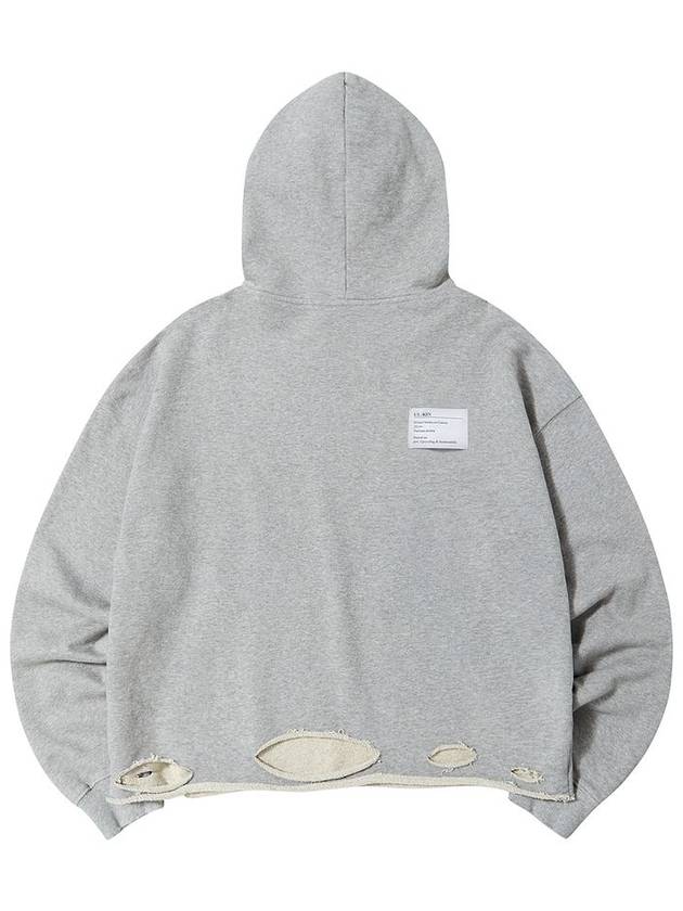 Destroyed Love Safety Hoodie Grey - ULKIN - BALAAN 3