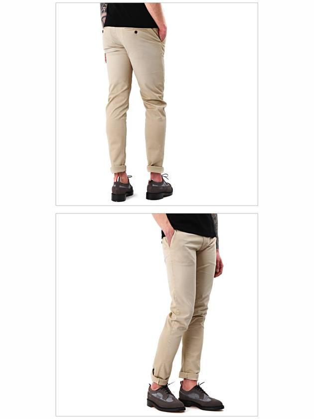 Chino slim straight pants beige - SIVIGLIA - BALAAN 4