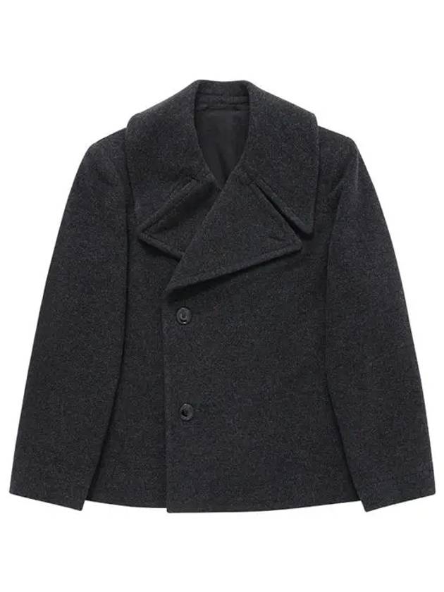 Women's Double-Breasted Jacket Black - LEMAIRE - BALAAN 4