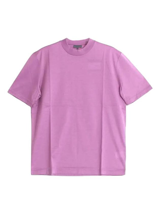 Round Neck Oversized Short Sleeve T-shirt Pink - LANVIN - BALAAN 1