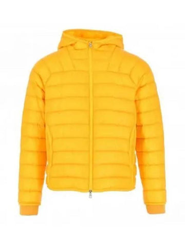 TAITO Genius Big Logo Patch Hood Lightweight Padding Orange Men s 233502 - MONCLER - BALAAN 1