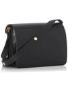 Trunk Smooth Leather Medium Shoulder Bag Black - MARNI - BALAAN 4