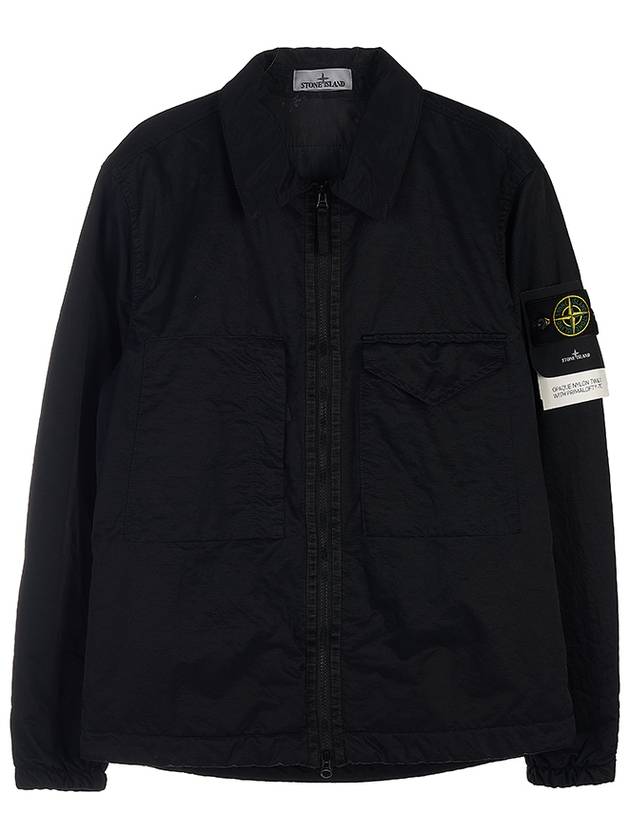 Waffen Patch Jacket Black - STONE ISLAND - BALAAN.