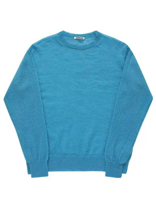 A24SP02FG TURQUOISE BLUE Men s Knit - AURALEE - BALAAN 2