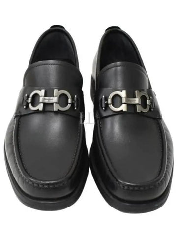 Gancini Men s Moccasin Foot EEE DAVID NERO 0671792 - SALVATORE FERRAGAMO - BALAAN 1