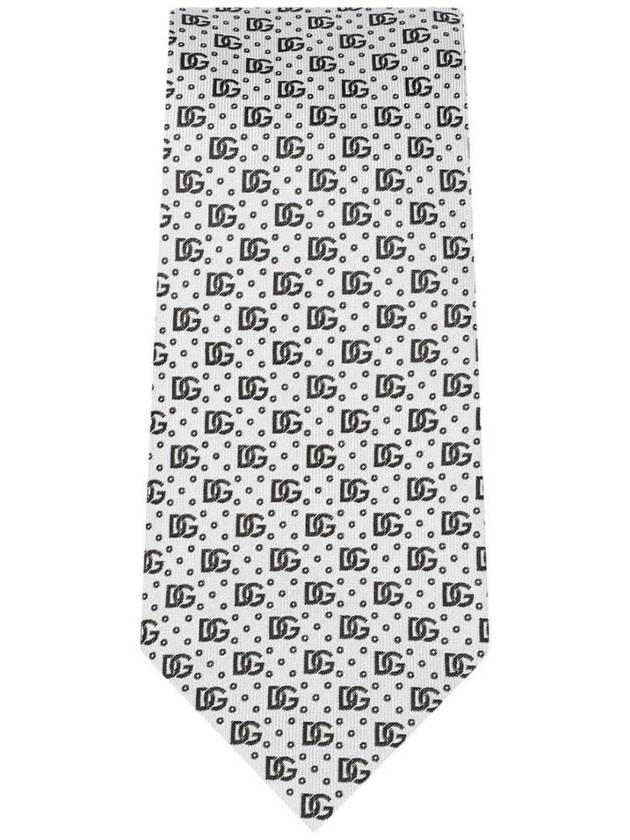 logo jacquard silk tie GT147EG0JQZ - DOLCE&GABBANA - BALAAN 1