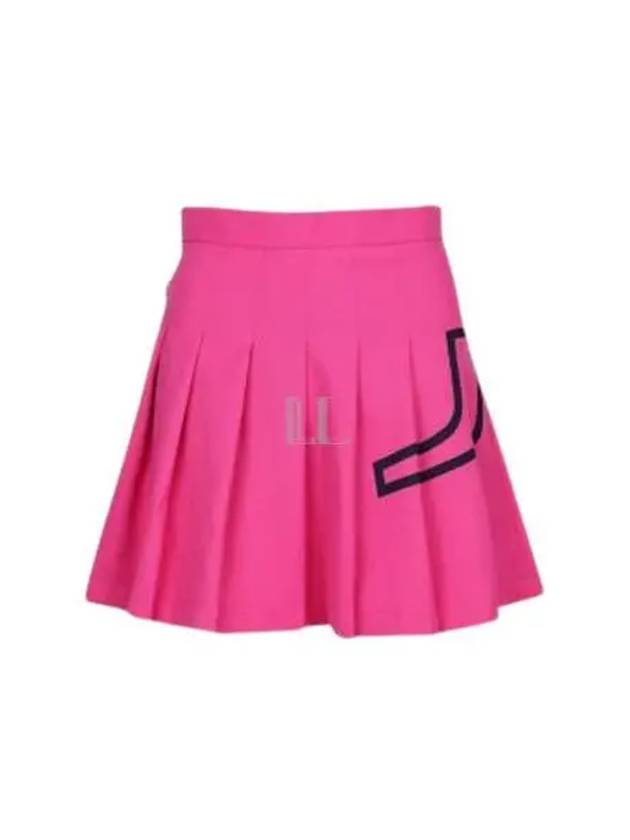 Naomi Pleated Skirt Fuchsia Purple - J.LINDEBERG - BALAAN 2