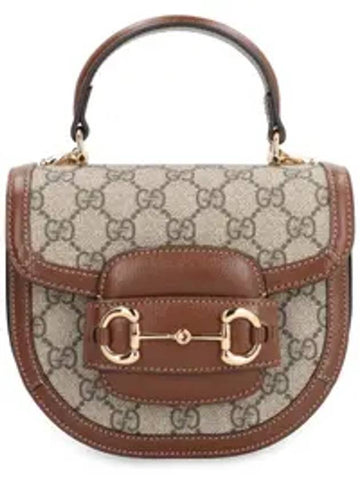 Horsebit 1955 Mini Top Handle Cross Bag Beige Brown - GUCCI - BALAAN 1