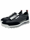 Flannel Clear Sole Low Top Sneakers Grey - THOM BROWNE - BALAAN 2