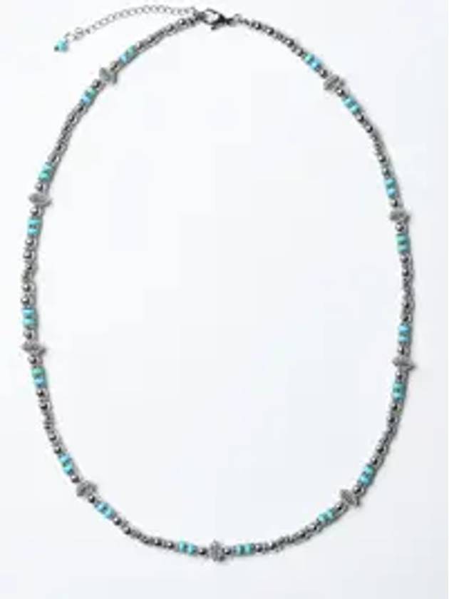 Navajo turquoise bead necklace - KND - BALAAN 1