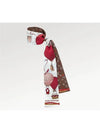 Up And Away Scarf Red - LOUIS VUITTON - BALAAN 6